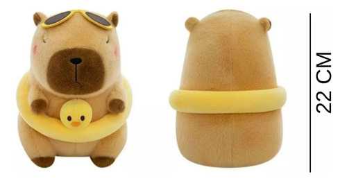 H Bonito Carpincho De Peluche, Suave Y Realista, 22 Cm