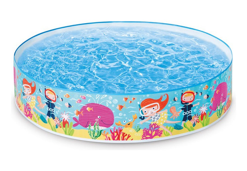 Piscina Infantil Rígida Ballena Divertida Intex