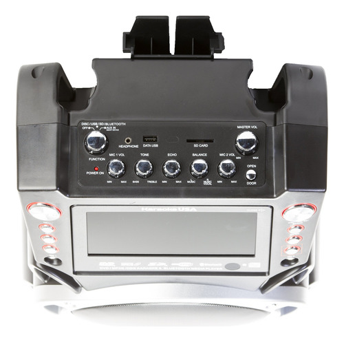 Karaoke System Karaoke Usa Gf845 W/ 2 Microphones 7 Display