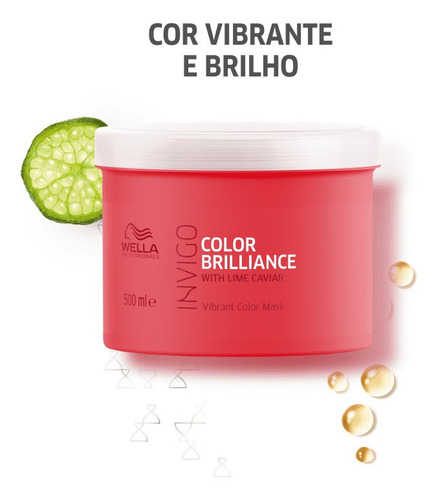 Imagem 5 de 6 de Wella Professionals Invigo Color Brilliance - Máscara 500ml