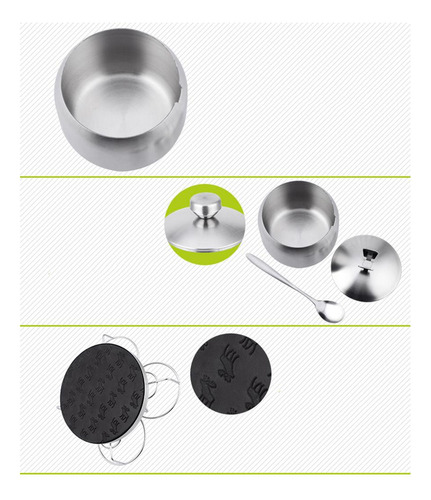 2 Paquete De Utensilios Y Tarros De Especias De 2 Piezas