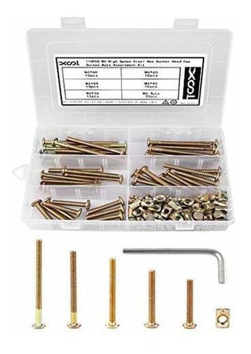 Kit De Tuercas, Casquillo De Cabeza Hexagonal M6 Tornillos T