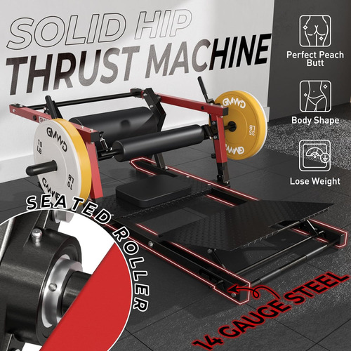 Máquina De Empuje De Cadera C/soporte Para Peso, Gmwd