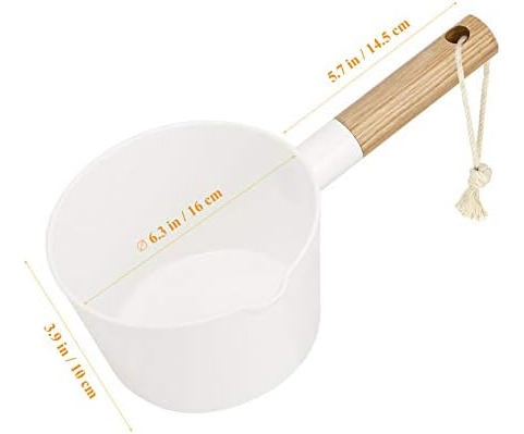 Doitool Cucharón De Agua Cuchara De Lavado De Mango Largo, 1