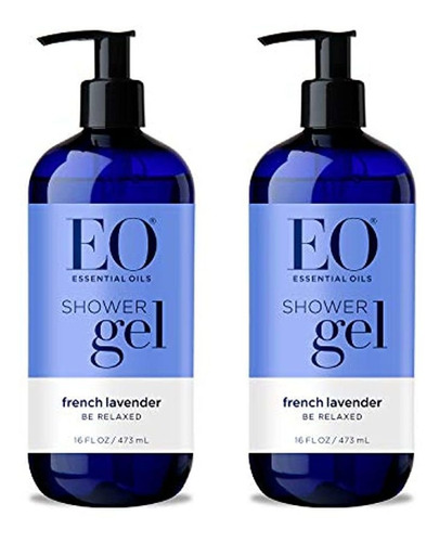 Eo Shower Gel: French Lavender, 16 Ounce, 2 Count