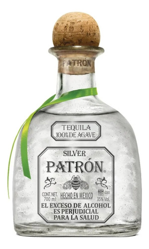 Tequila Patron Silver 700 Ml - mL a $250