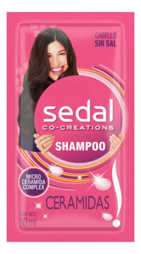 Shampoo Sedal Ceramidas En Sachet 144 Unidades X 10ml C/u