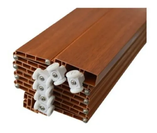 Puerta Plegable Laminada Pvc Milano Valentini 90x240 Cm