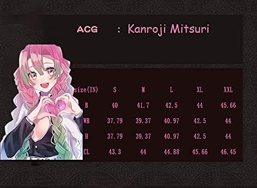 Rarashik Anime Cosplay Disfraz Tkanroji Mitsuri Anime Cospla