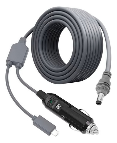 Cabo De Alimentação De 5,3 Metros 17,4 Pés Dc 18awg Usb C Ma