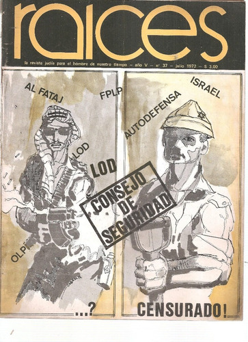 Revista Raices Nº 37 Julio 1972