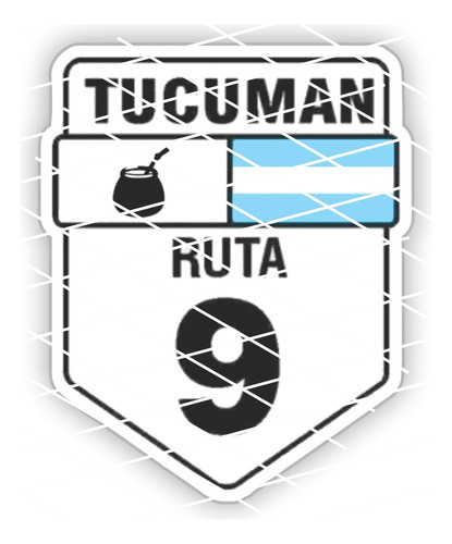 Stickers Calcos Vinilos Termo - Ruta 9