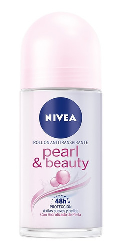 Desodorante Roll-on Nivea Pearl & Beauty 50 Ml 12 Und Bulto