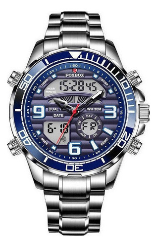 Reloj De Negocios Luminoso Con Cronógrafo Foxbox Fb0007