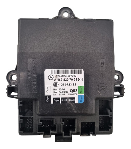 Modulo Control Pta Copiloto Mercedes B200 05-11 #a1698207026 (Usado)
