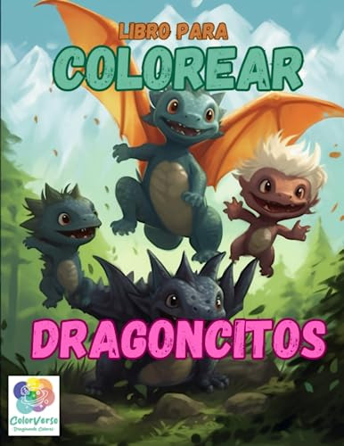 Colorverso: Libro Para Colorear: Dragoncitos