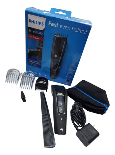 Trimmers Cortadora De Pelo Philips Series 5000 Hc5632 127v Negro (Usado)