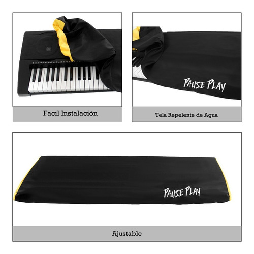 Estojo de teclado Pause Play para teclados