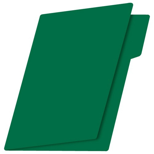 Folder Fortec Ff-0465 Carta 1/2 Ceja Verde Intenso 25 Piezas