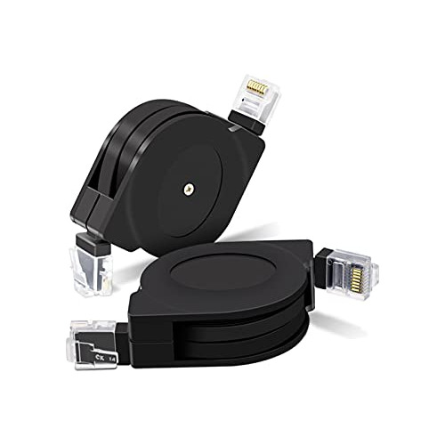 Cable Ethernet Cncob Cat6 Retráctil Rj45 8p8c Plano Gigabit