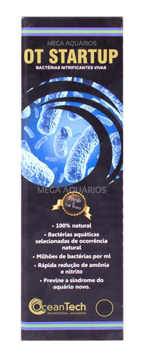 Removedor De Nitrito E Amonia Ot Startup Ocean Tech 120 Ml