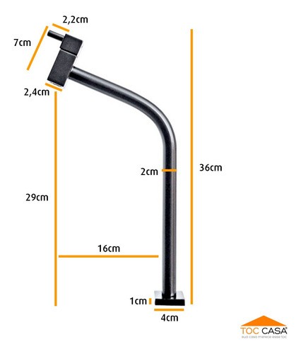 Torneira Alta Mesa Lav Lucca Black 1198 10 Anos