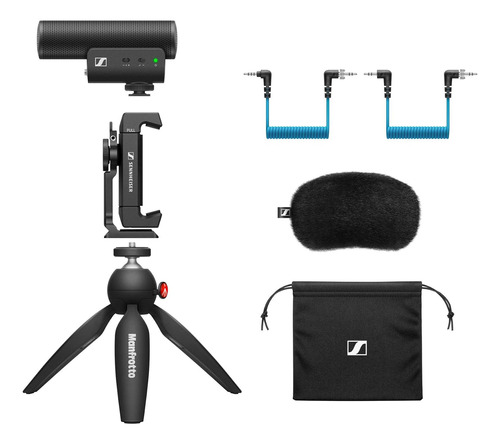 Sennheiser Professional Kit Con Mke 400 Micrófono Tipo Cañón