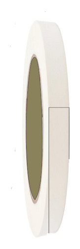Fita Adesiva P/ Filetamento Branca - 2mm X 45m Crepe