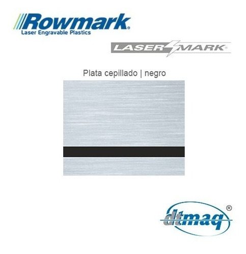 Plástico Bicapa Laserable Rowmark Lasermark, Placa 124x61cm