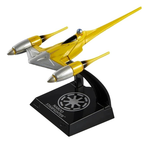 Hot Wheels Vehículo Star Wars Caza Estelar De Naboo Color Multicolor