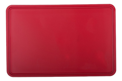 Tabla De Picar Gigante De Corte 60x40 Profesional Color Rojo