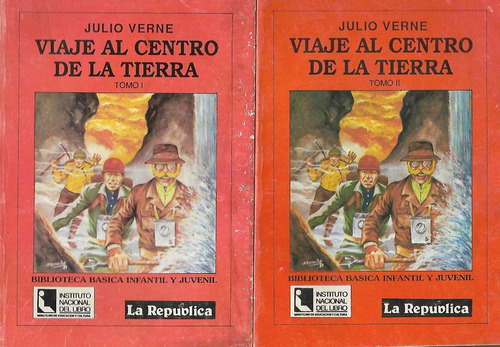 Viaje Al Centro De La Tierra - Julio Verne - 2 Tomos