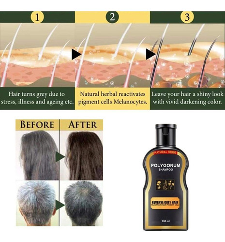H Shampoo De Escurecimento Natural F Shampoo Permanente F6