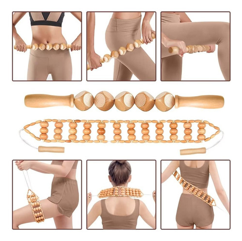 Herramientas De Masaje De Terapia De Madera 10 En 1 Masajead