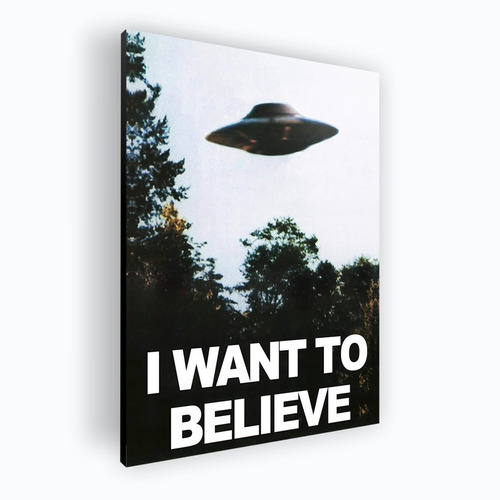 Cuadro Decorativo Moderno Poster X-files 60x84 Mdf