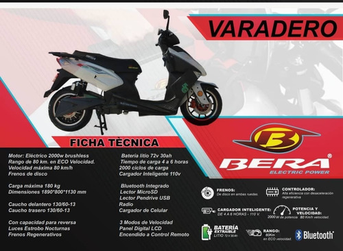 Imagen 1 de 12 de Motos Bera