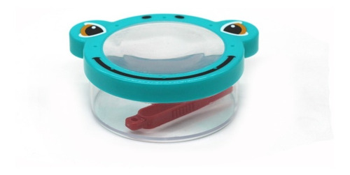 regalo de juguete preescolar para niños al aire libre para niños con lupa ajustable y botón que puede abrir la parte inferior de la caja para atrapar insectos Caja de observación de insectos 