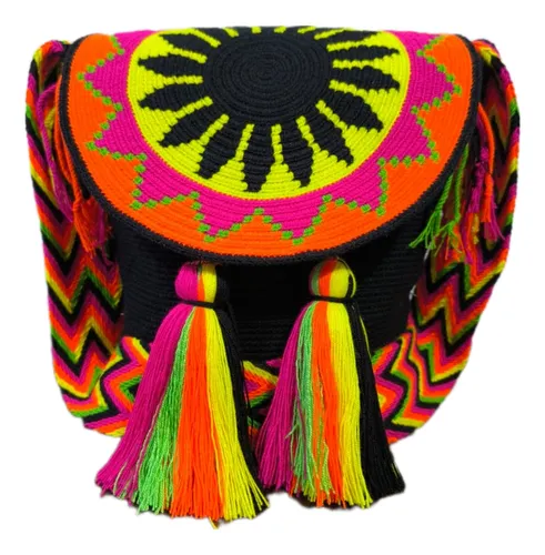 Mochilas wayuu con tapa hotsell