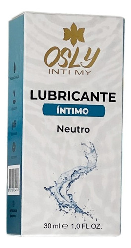 Lubricante Intimo Neutro Osly A Base De Agua