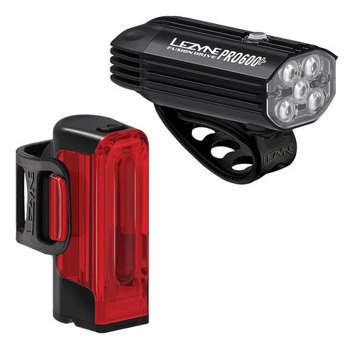 Juego De Luces De Bicicleta Lezyne Fusion Drive Pro 600+ Y S