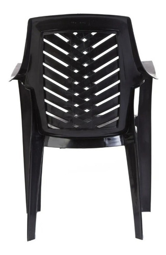 Sillon Marbella De Plastico Reforzado Apilable X6 Unidades