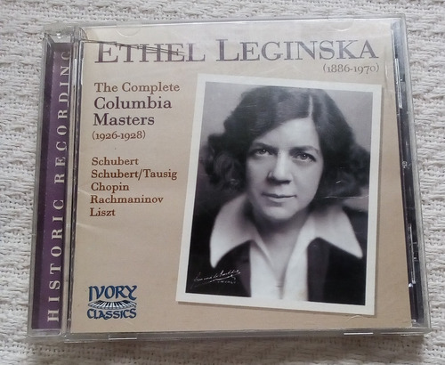 Schubert Chopin Liszt - Piano - Ethel Leginska C D Leer!