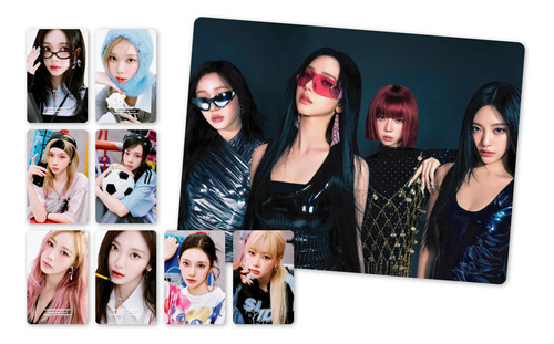 Aespa Pack Set 8 Photocards Individuales + Poster Grupal Kp