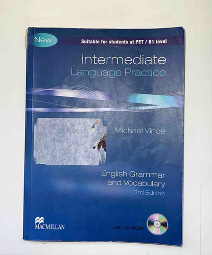 Libro New Intermediate Language Practice With Key With Cd Ro