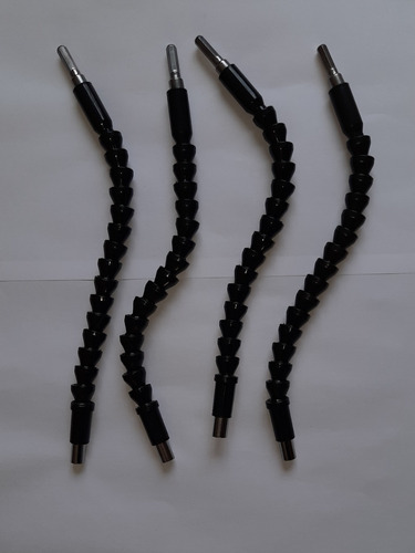 Kit 4 Eixos Flexíveis Para Furadeira E Parafusadeira 1/4