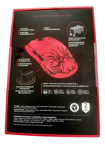 Mouse Gamer Razer Viper V3 Pro Faker Edition Vermelho Mouse Gamer Razer Viper V3 Pro Faker Edition Vermelho