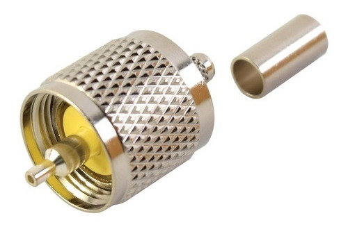 Conector Uhf Macho De Anillo Plegable Para Ensamblar