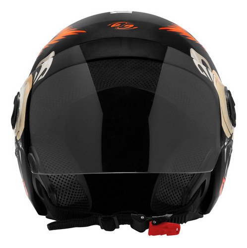 Capacete Coyote Aberto New Liberty 3 Brilhante Pro Tork  Tamanho Do Capacete 60 Cor Preto