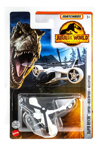 Helicoptero Rapid Rescue Jurassic World Matchbox