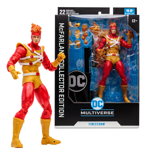 Mcfarlane, Figura 7'' Edición De Coleccionista Firestorm